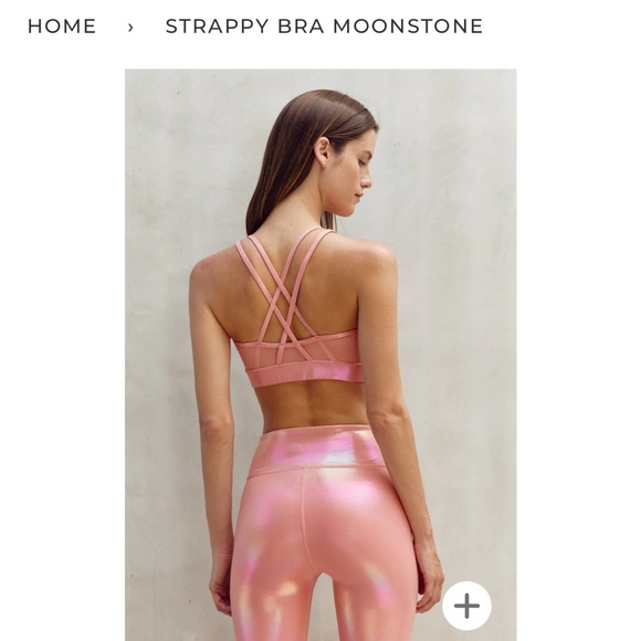 Strappy Bra Moonstone in sunset mauve - Picture 6 of 6